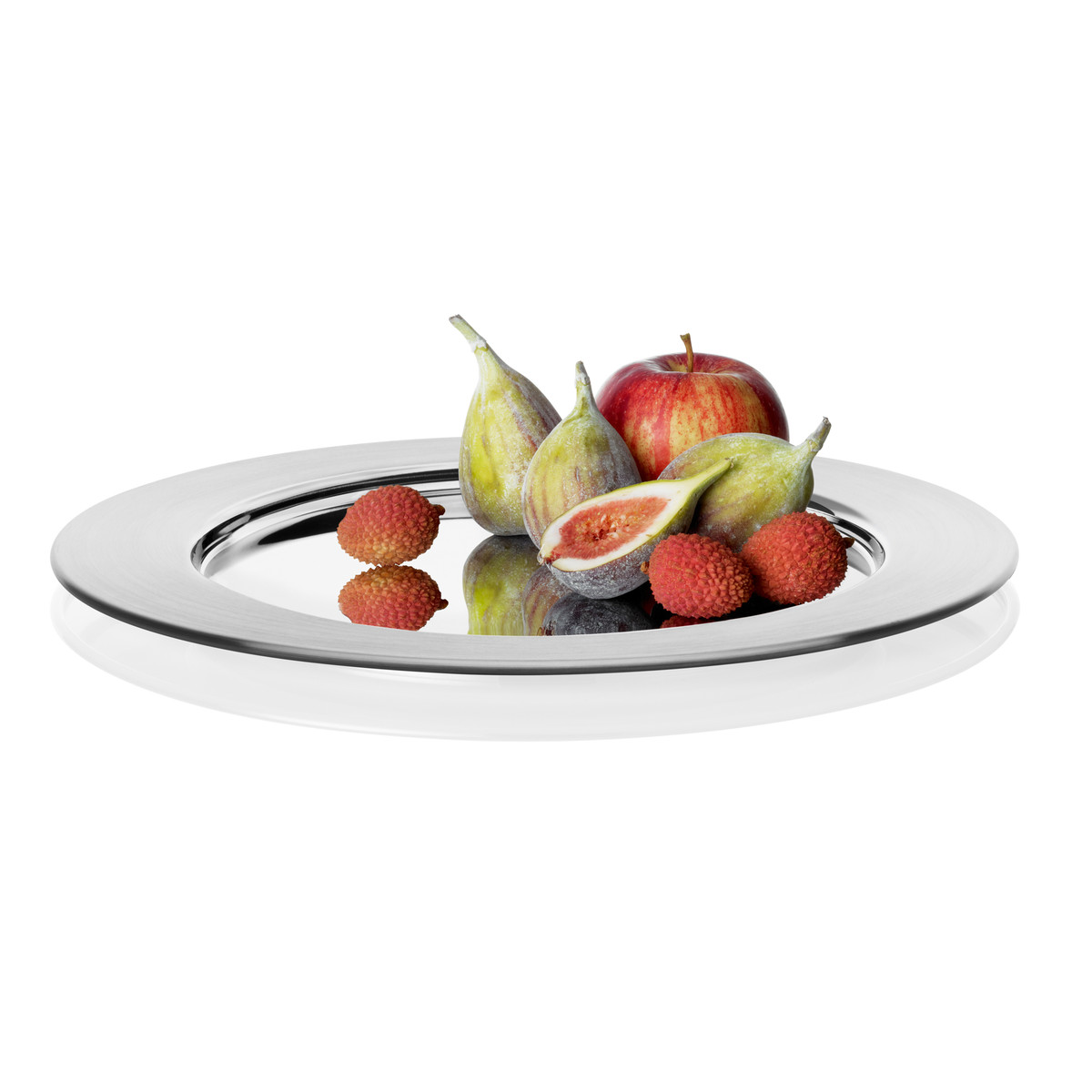 Iittala Тарілка Ø 42 см срібляста Sarpaneva | https://grandposuda.com.ua