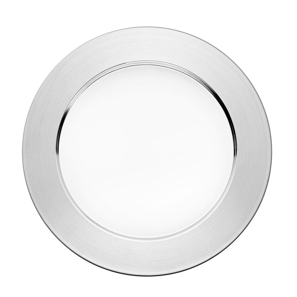 Iittala Тарілка Ø 42 см срібляста Sarpaneva | https://grandposuda.com.ua
