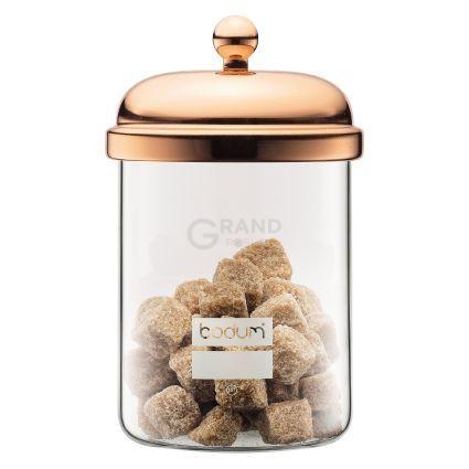 Bodum Ємність для зберігання з кришкою мідна 0,5 л Classic | https://grandposuda.com.ua