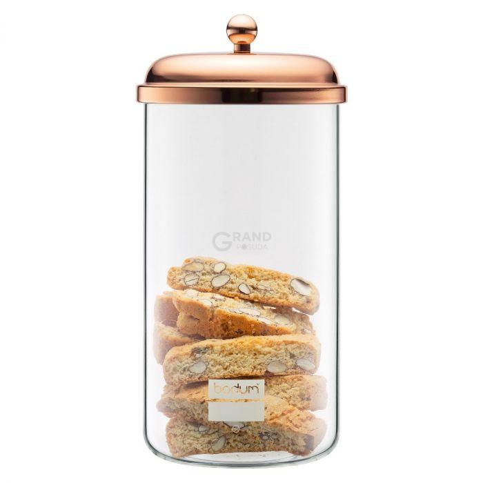 Bodum Ємність для зберігання з кришкою мідна 2 л Classic | https://grandposuda.com.ua