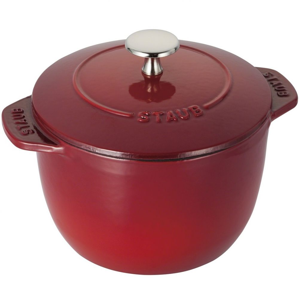Staub Кокот для рису, 16 см, вишневий | https://grandposuda.com.ua