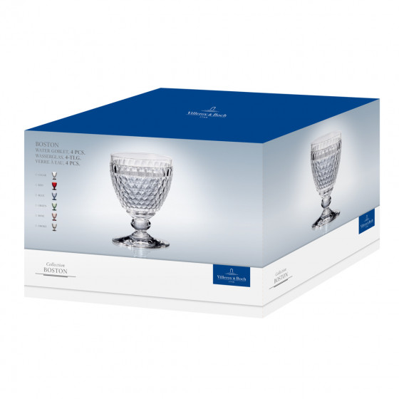 Villeroy & Boch Келих для води 144 мм Boston, білий | https://grandposuda.com.ua