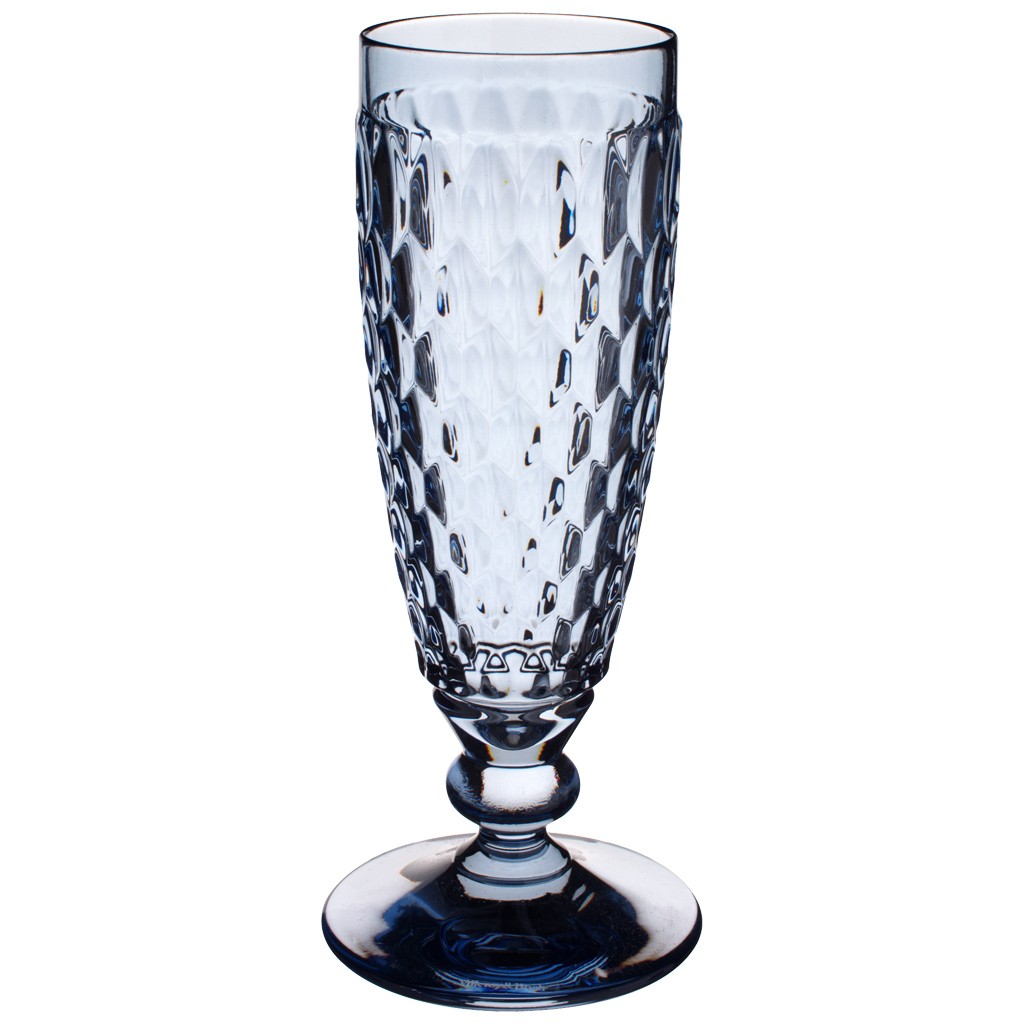 Villeroy & Boch Келих для шампанського 163 мм, синій Boston | https://grandposuda.com.ua
