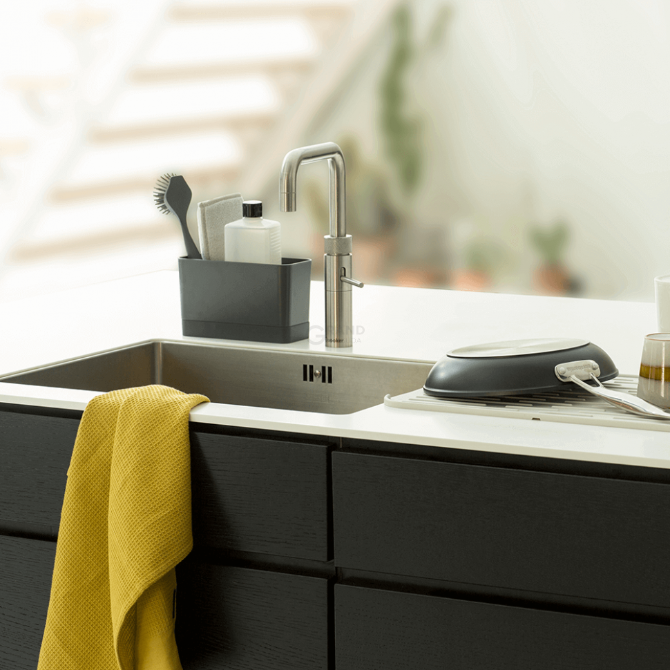Brabantia Органайзер для мойки 11,5х19х8,5 см темно-серый Sink side | https://grandposuda.com.ua