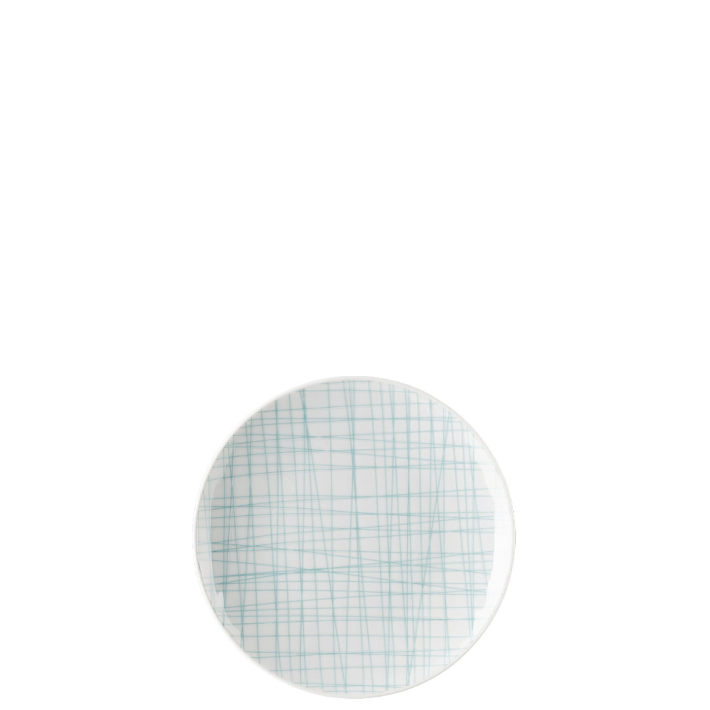 Rosenthal Блюдце к чашке для кофе 15 см квадратное Line Aqua Mesh Colours | https://grandposuda.com.ua