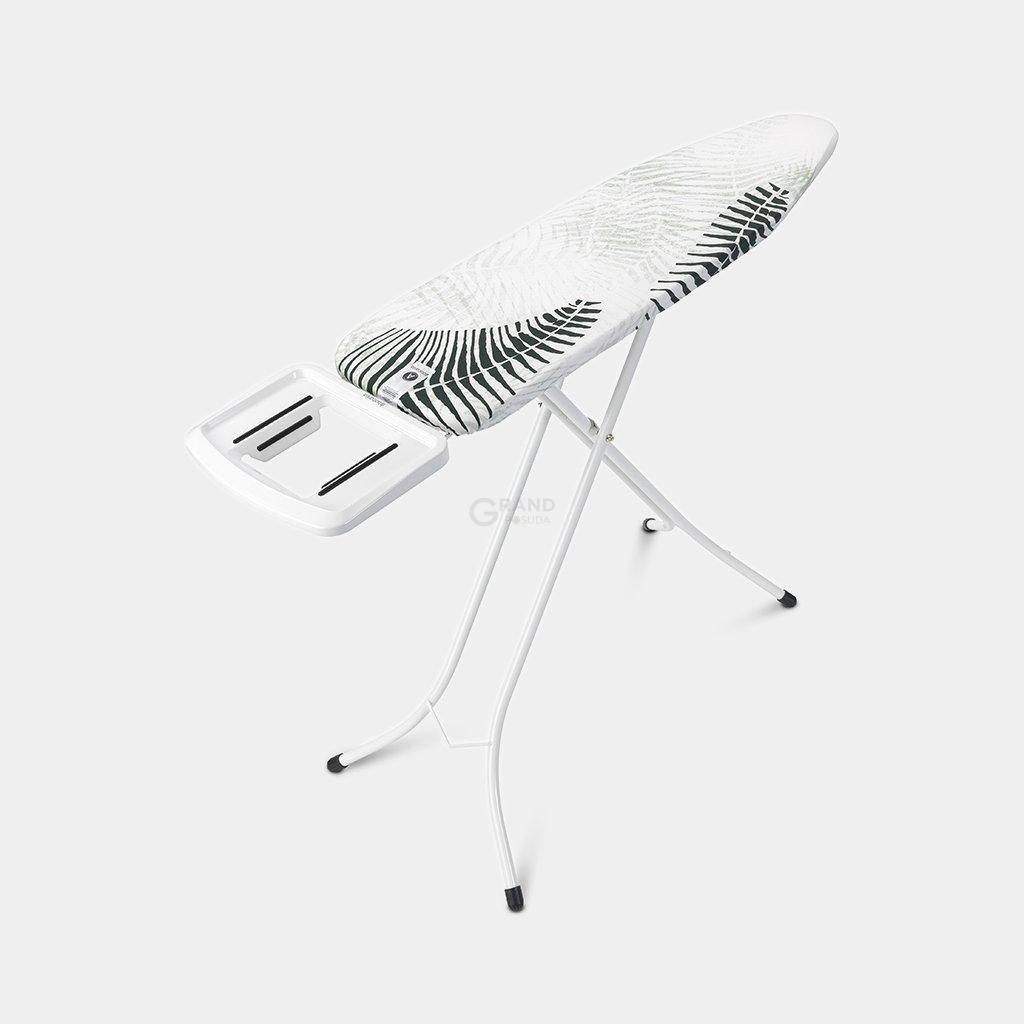 Brabantia Дошка зі стаціонарної підставкою для парової праски 110 x 30 cm (A) Fern Shades | https://grandposuda.com.ua