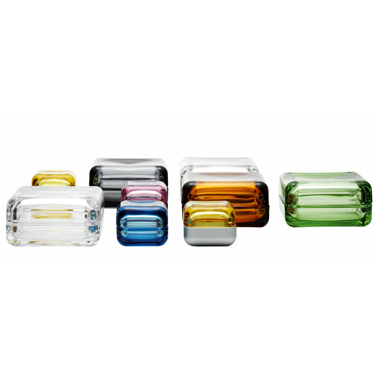 Iittala Шкатулка 5,5х10,8х10,8 см синяя/морская Vitriini | https://grandposuda.com.ua