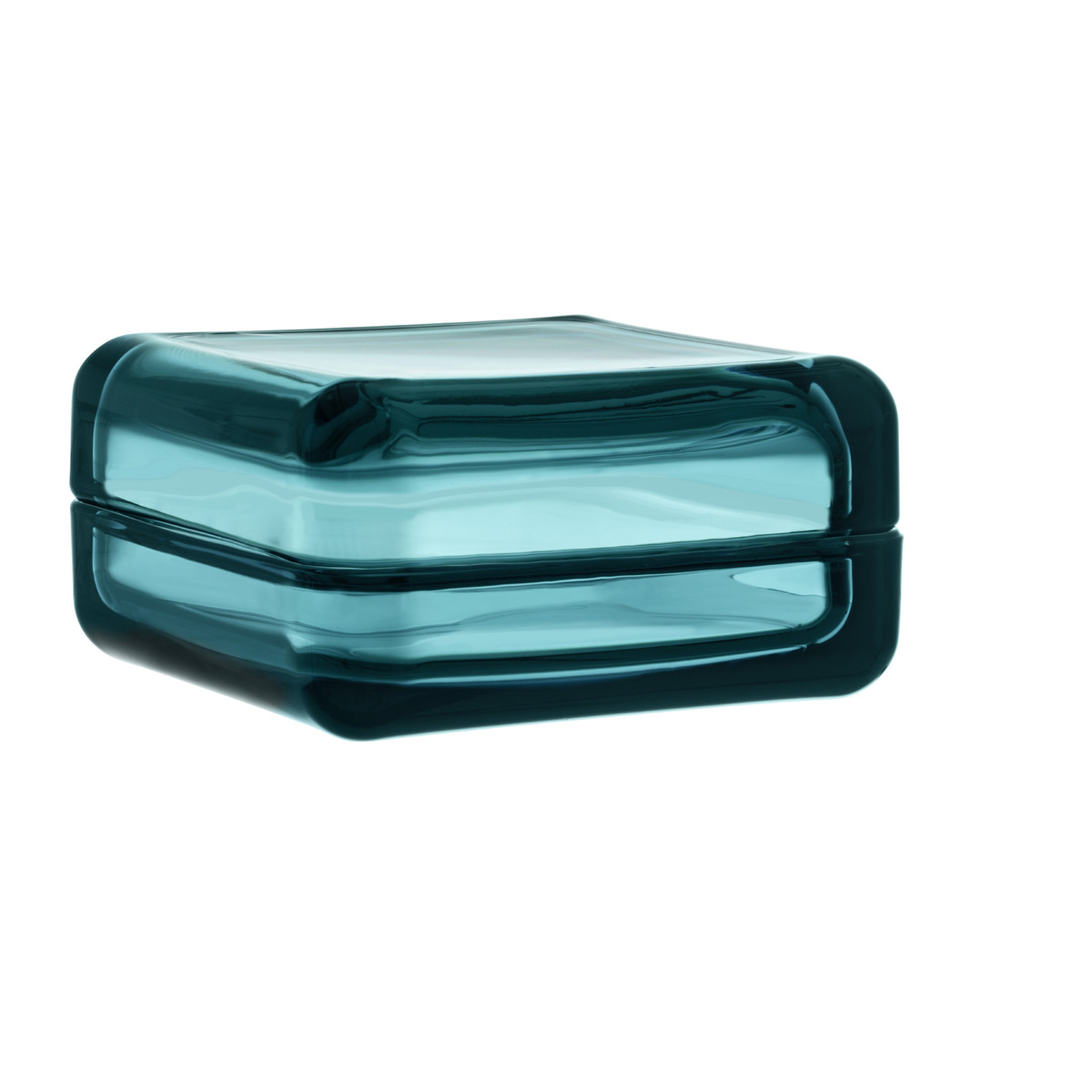 Iittala Шкатулка 5,5х10,8х10,8 см синяя/морская Vitriini | https://grandposuda.com.ua