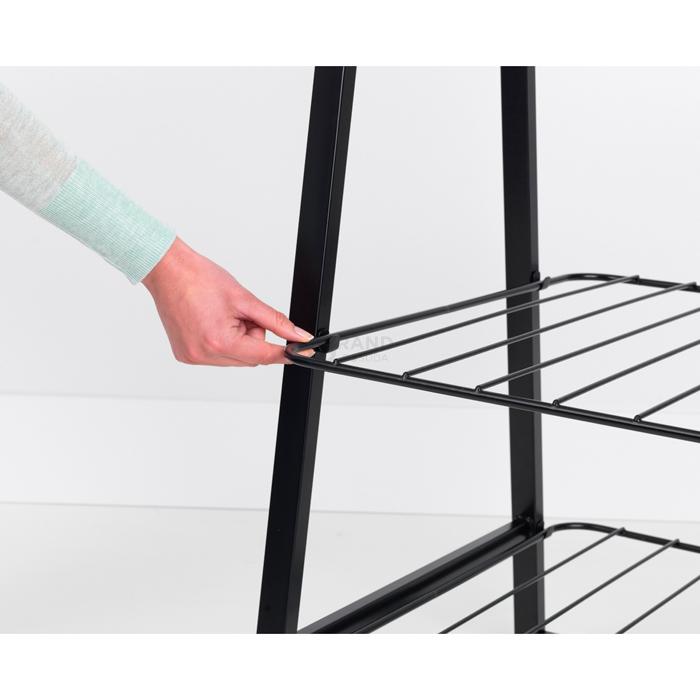 Brabantia Стойка для одежды 190х60,6х57 см черная | https://grandposuda.com.ua