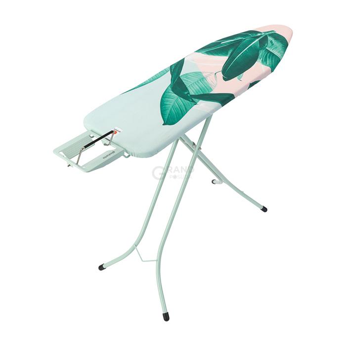 Brabantia Доска с подставкой для парового утюга 124 x 38 см (B) Tropical Leaves | https://grandposuda.com.ua
