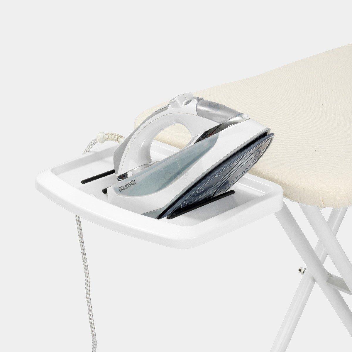 Brabantia Дошка зі стаціонарної підставкою для парової праски 124 x 45 см (С) Botanical | https://grandposuda.com.ua