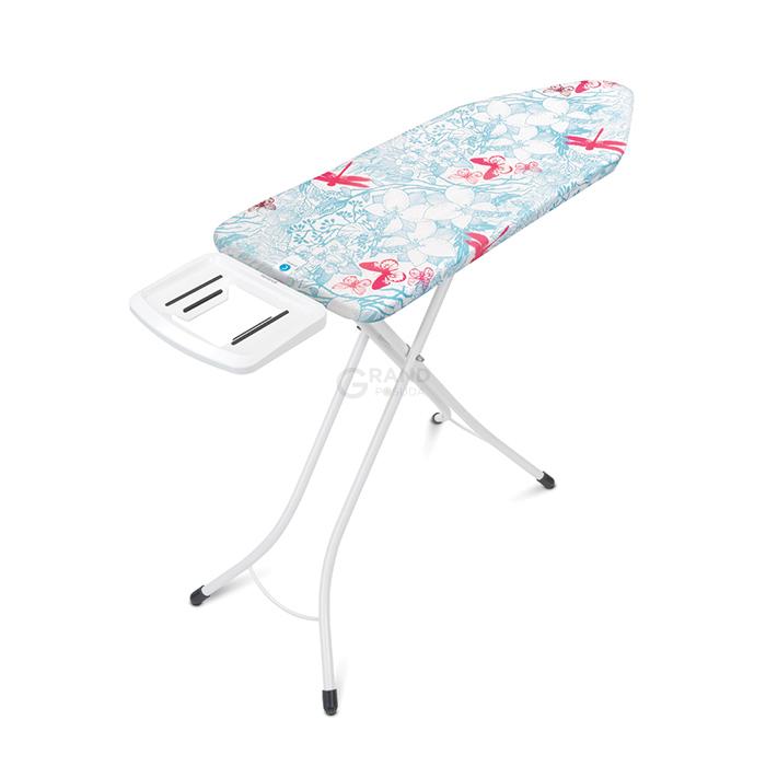 Brabantia Дошка зі стаціонарної підставкою для парової праски 124 x 45 см (С) Botanical | https://grandposuda.com.ua