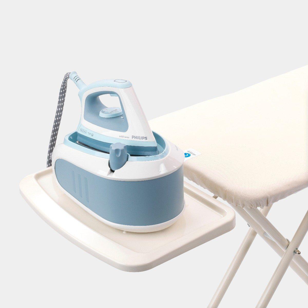Brabantia Дошка зі стаціонарної підставкою для парової системи 124 x 45 cm (С) - 25 мм Tropical Leaves | https://grandposuda.com.ua