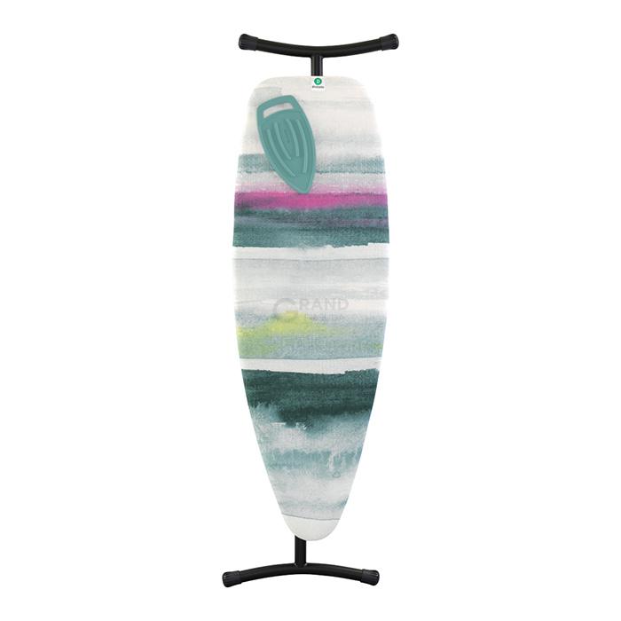 Brabantia Доска c силиконовой подставкой для утюга 135 x 45 cm (D) Morning Breeze | https://grandposuda.com.ua