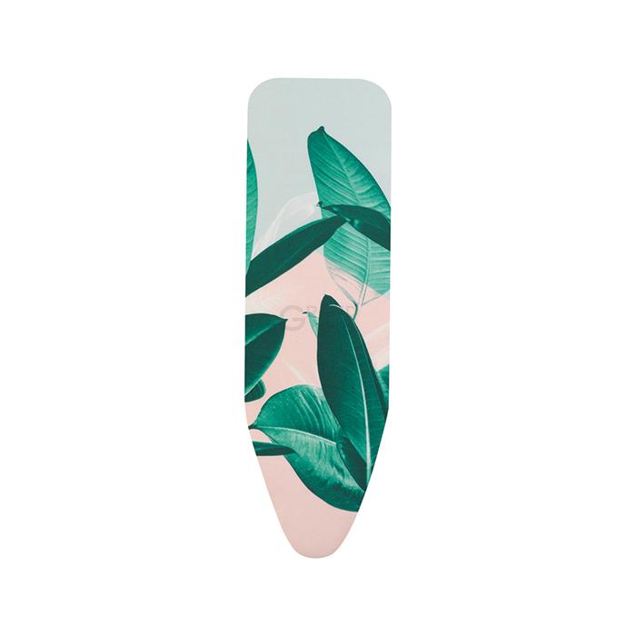 Brabantia Чохол з шарами фетру 4 мм + поролону 4 мм, 124 x 38 см (B) Tropical Leaves | https://grandposuda.com.ua