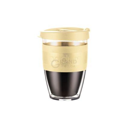Bodum Кружка с двойными стенками 0,3 л банановая Joycup | https://grandposuda.com.ua
