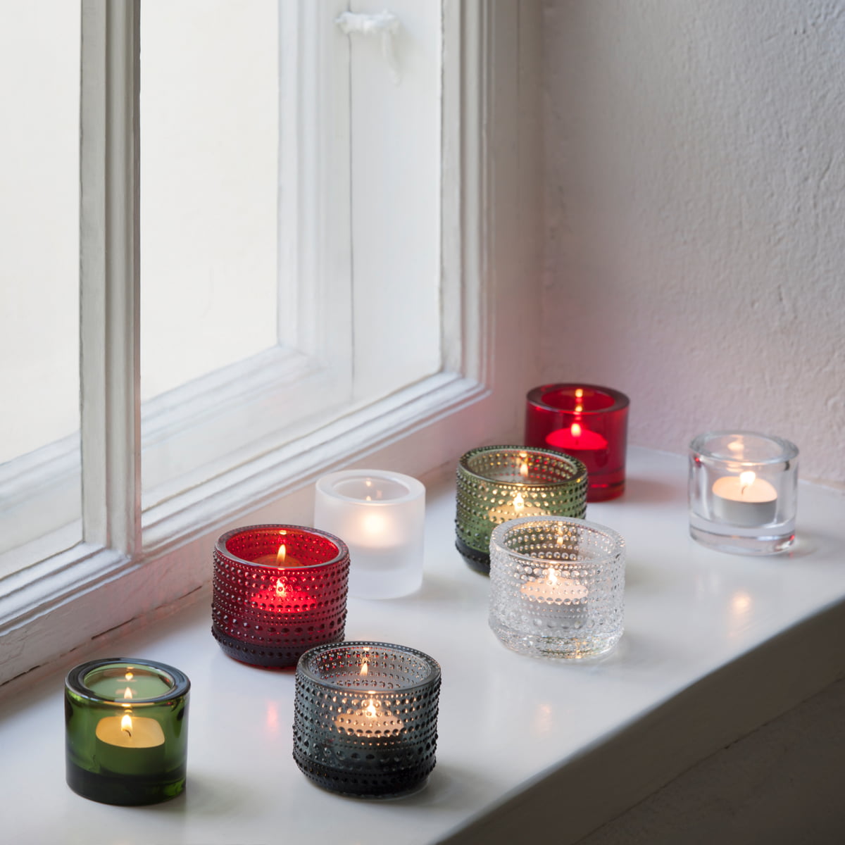 Iittala Подсвечник 6,4х7,7 см серый Kastehelmi | https://grandposuda.com.ua