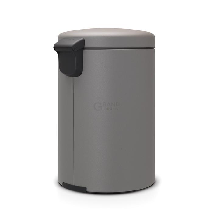 Brabantia Сміттєвий бак з педаллю 20 л мінерально-сірий NewIcon | https://grandposuda.com.ua