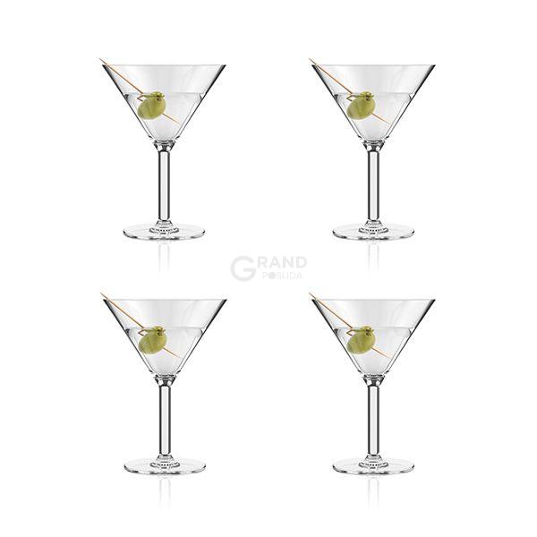 Bodum Набір келихів для мартіні 0,18 л, 4 предмета, Oktett | https://grandposuda.com.ua