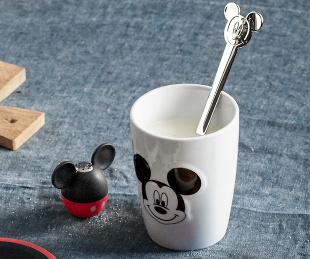 WMF Набір дитячих кухлів і ложок, 4 предмета, Mickey Mouse | https://grandposuda.com.ua