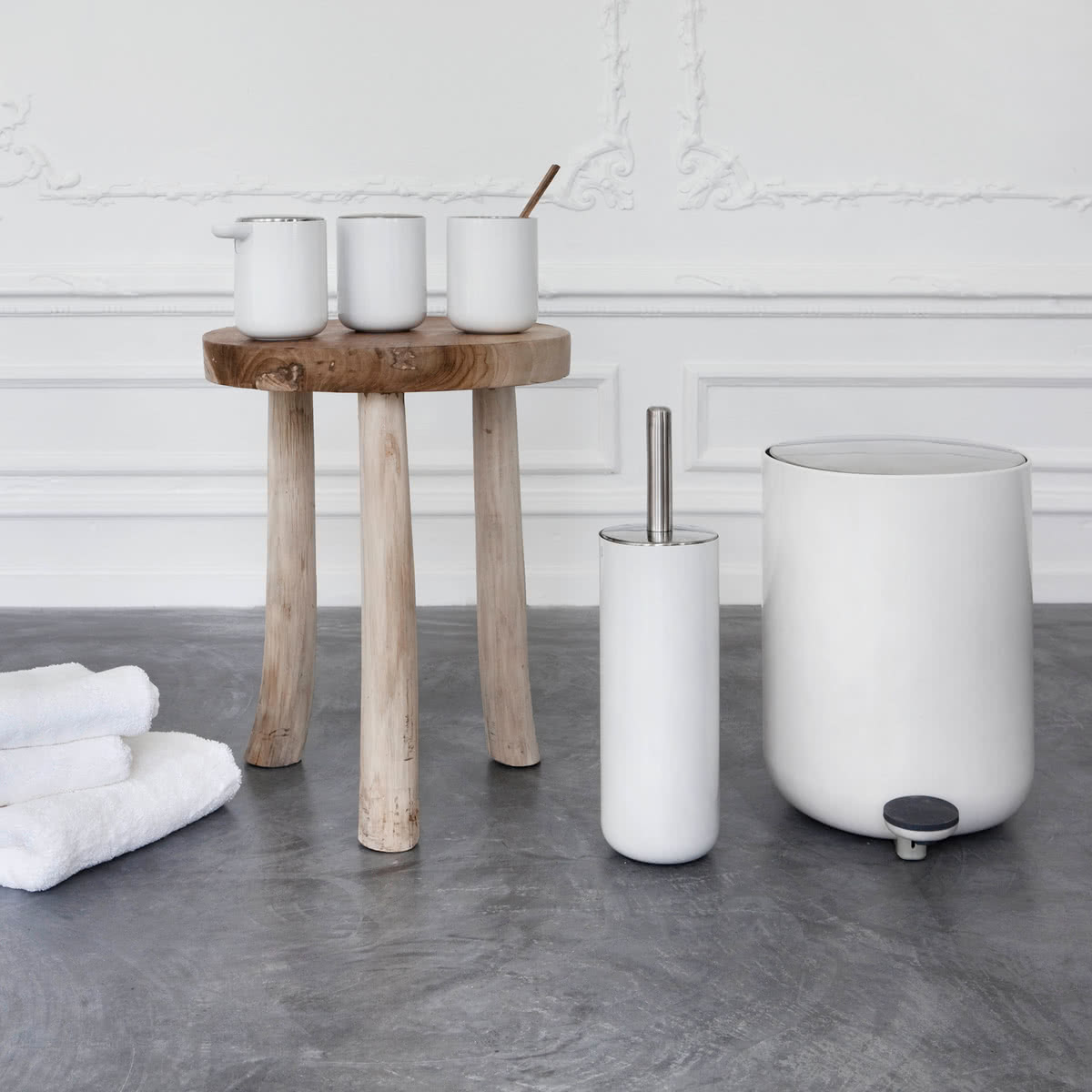 Ершик для унитаза 39,5x10x10x10 см черный Bath Menu | https://grandposuda.com.ua