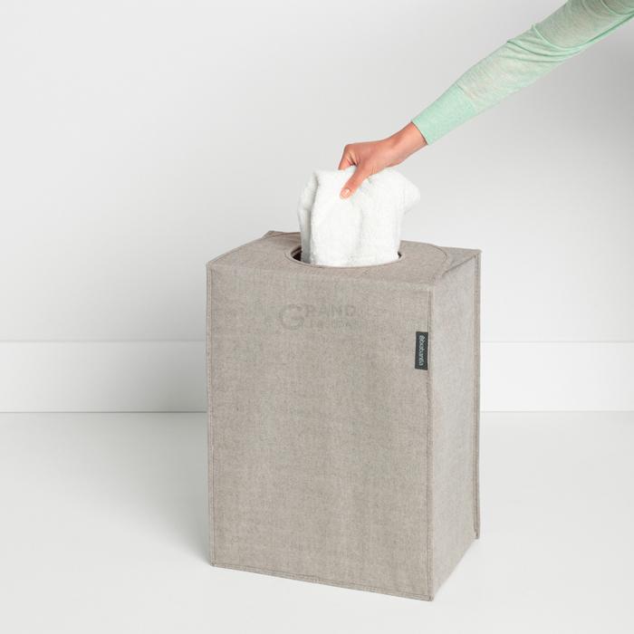 Brabantia Сумка для белья серая 55 л | https://grandposuda.com.ua