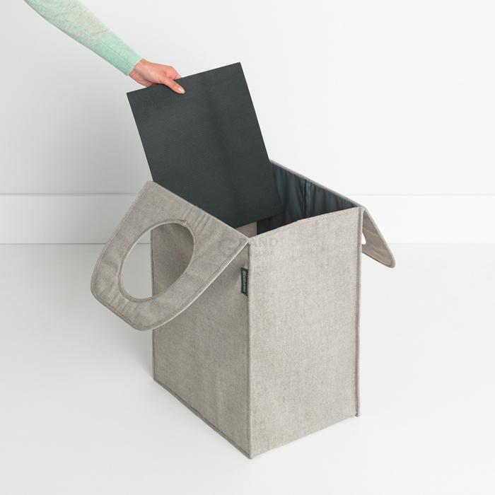 Brabantia Сумка для белья серая 55 л | https://grandposuda.com.ua