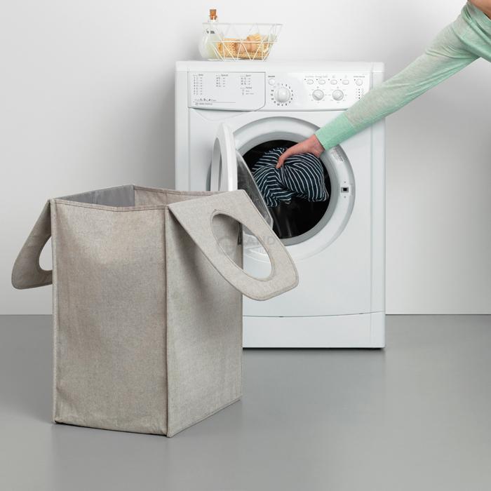 Brabantia Сумка для белья серая 55 л | https://grandposuda.com.ua