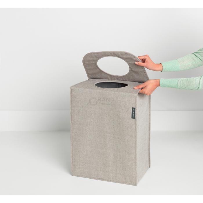 Brabantia Сумка для белья серая 55 л | https://grandposuda.com.ua