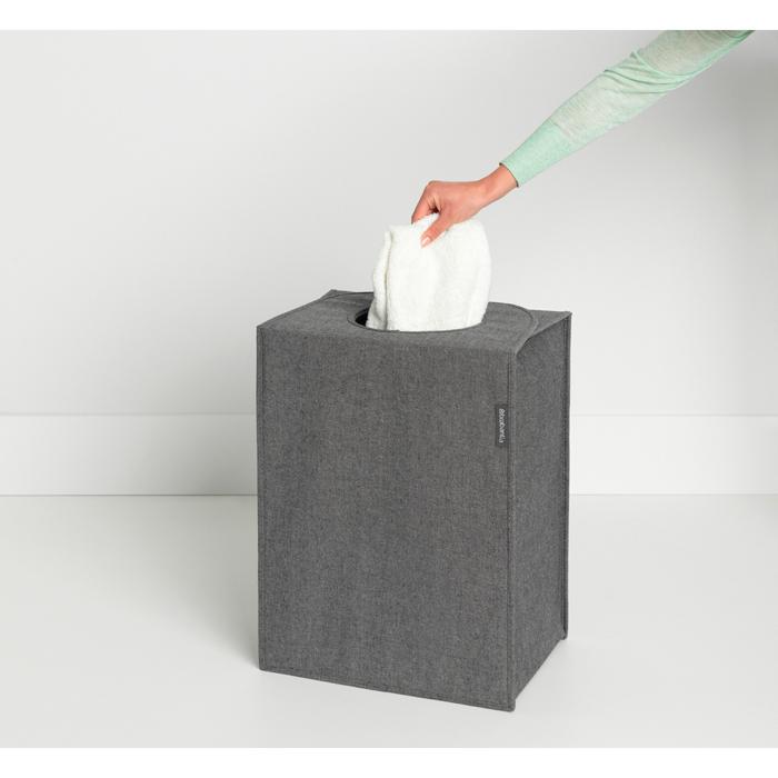 Brabantia Сумка для белья темно-серая 55 л | https://grandposuda.com.ua