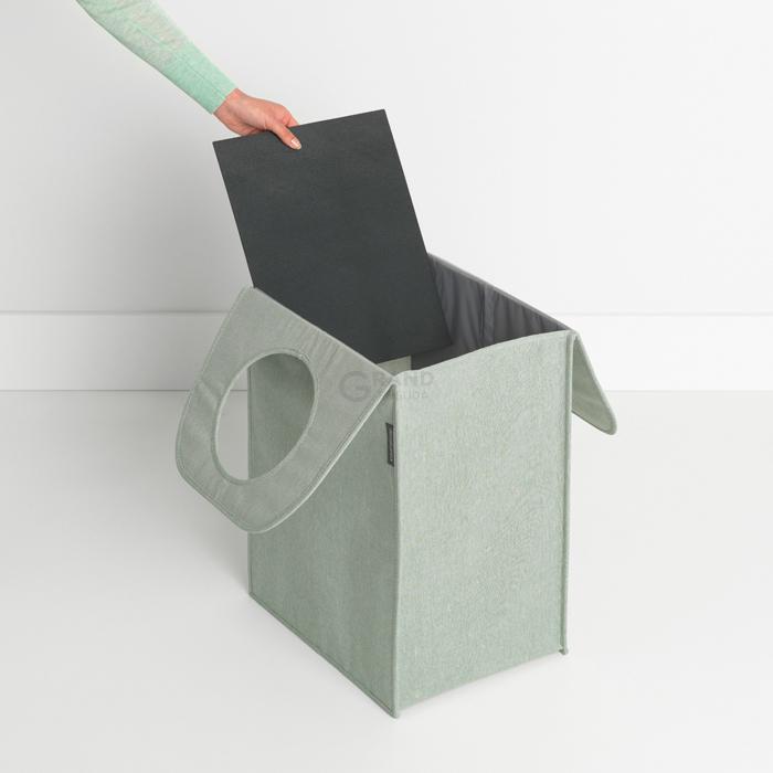 Brabantia Сумка для белья серо-зеленая 55 л | https://grandposuda.com.ua