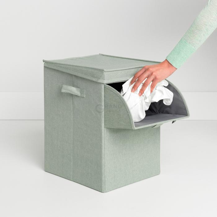 Brabantia Сумка для белья,модульная серо-зеленая 35 л | https://grandposuda.com.ua