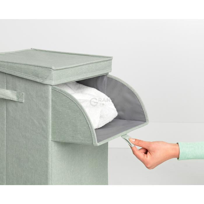 Brabantia Сумка для белья,модульная серо-зеленая 35 л | https://grandposuda.com.ua