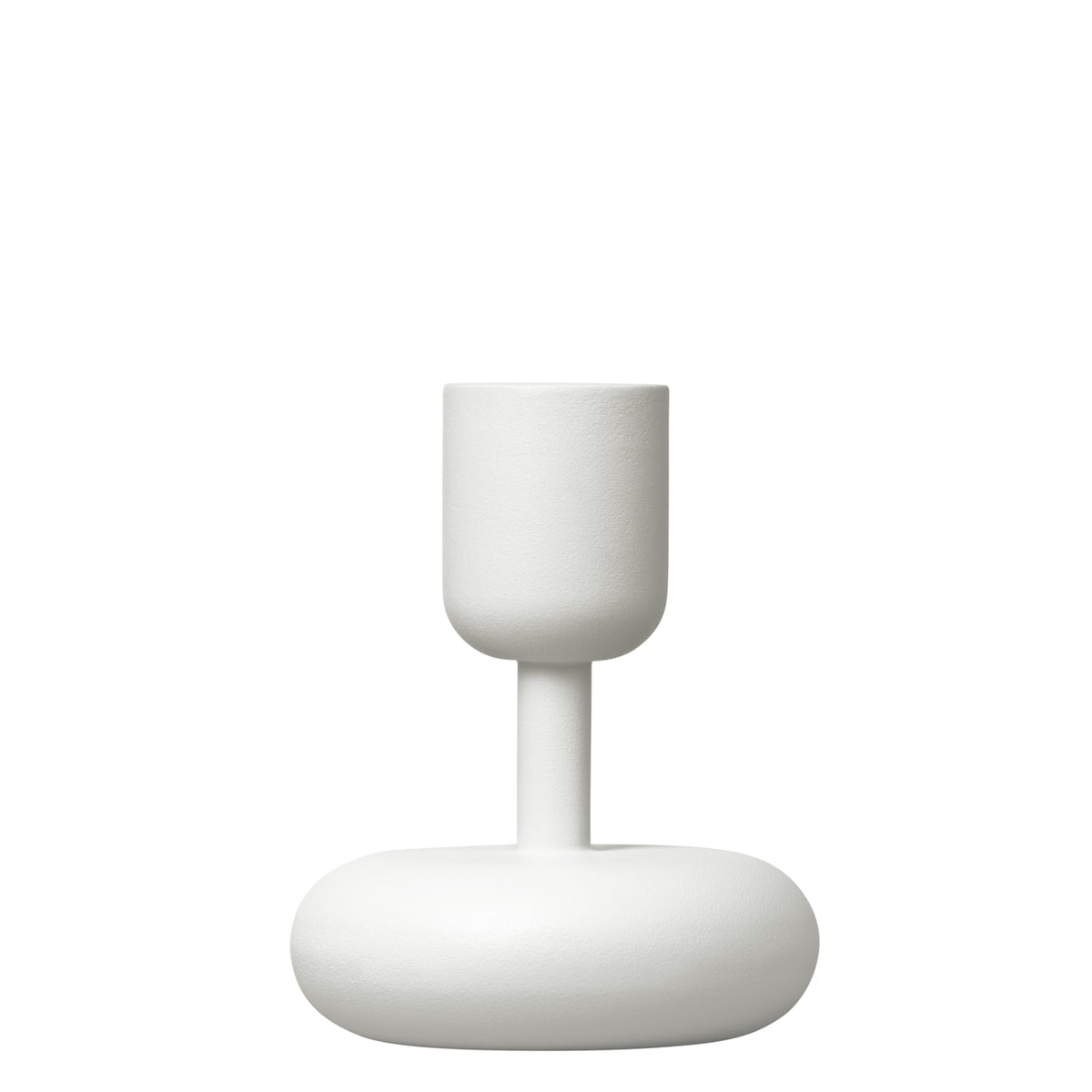 Iittala Подсвечник 10,7х8,6 см белый Nappula | https://grandposuda.com.ua