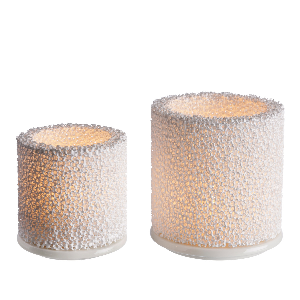Iittala Подсвечник 12,5х11х11х11 см белый Fire | https://grandposuda.com.ua