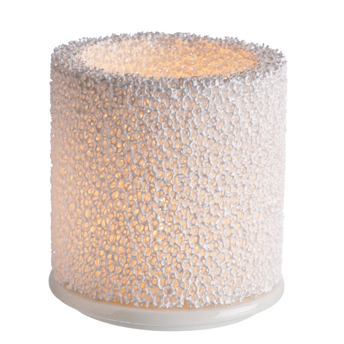 Iittala Подсвечник 12,5х11х11х11 см белый Fire | https://grandposuda.com.ua