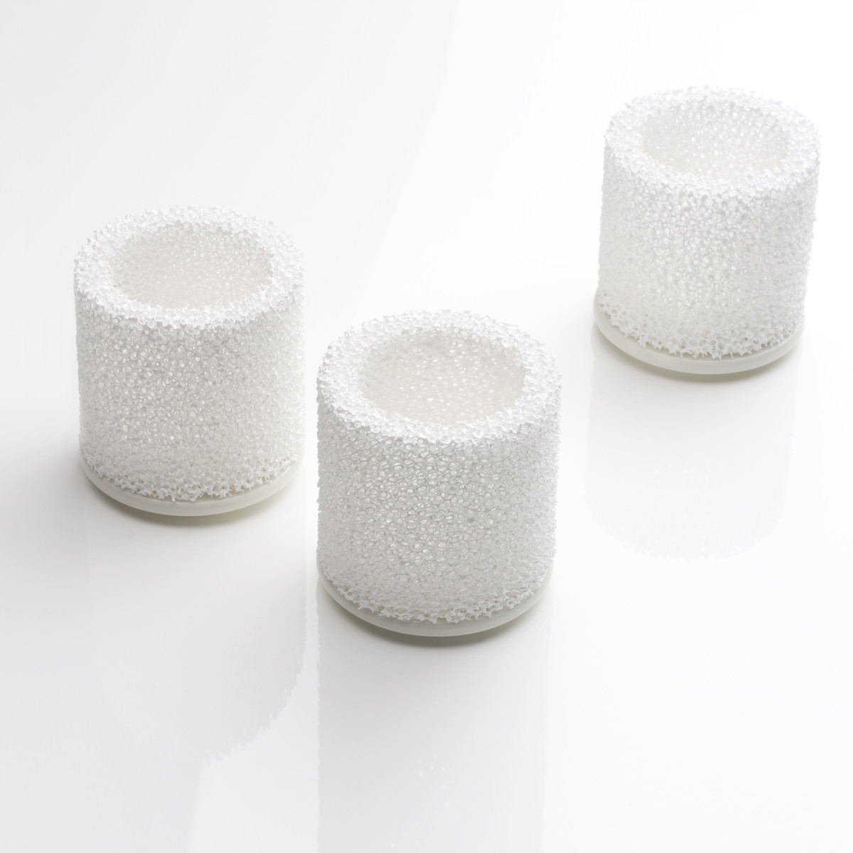 Iittala Подсвечник 10х9х9х9 см белый Fire | https://grandposuda.com.ua