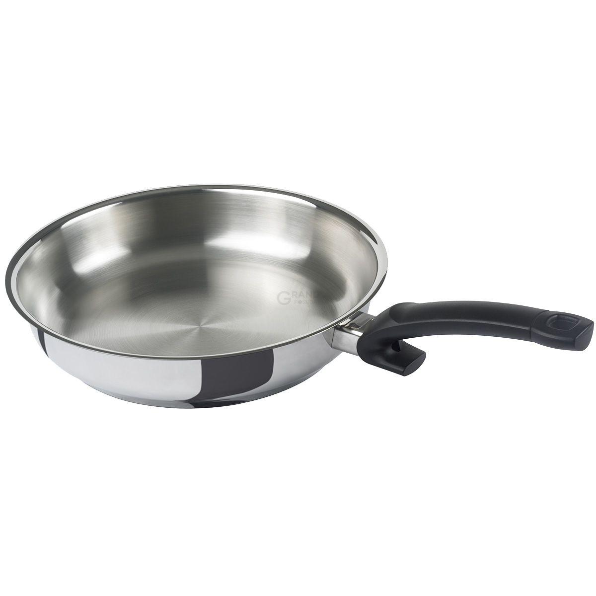 Fissler Сковорода 28 см Crispy Steelux Classic | https://grandposuda.com.ua