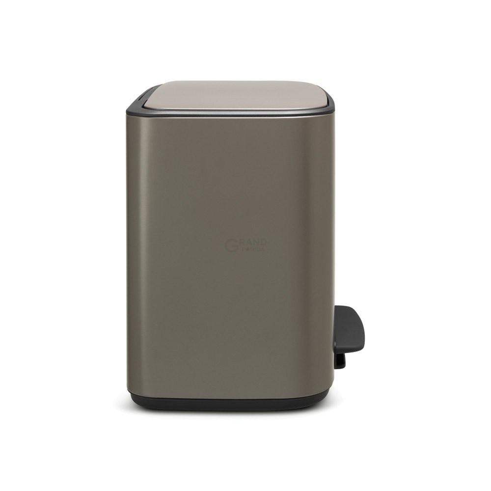 Brabantia Мусорный бак с педалью, 36 л платиновый Pedal Bin Bo | https://grandposuda.com.ua