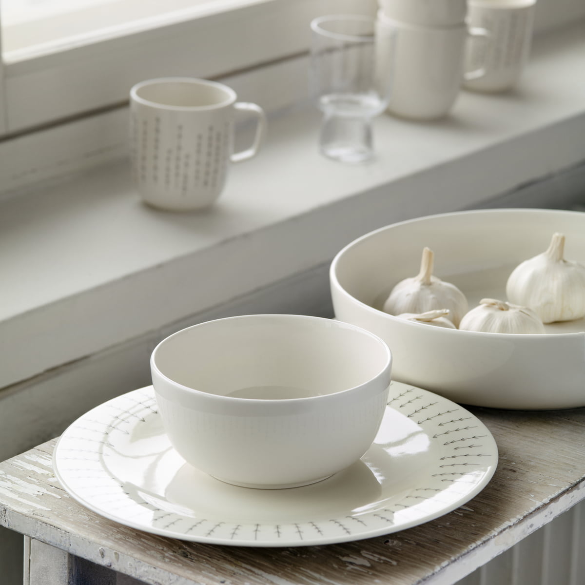 Iittala Піала Ø 14 см біла Letti Sarjaton | https://grandposuda.com.ua