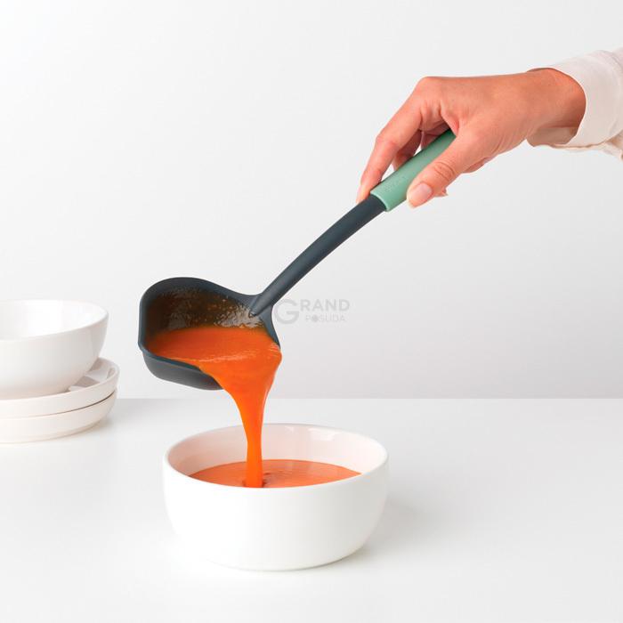 Brabantia Половник 32,8 см мятный Tasty Colours Plus | https://grandposuda.com.ua