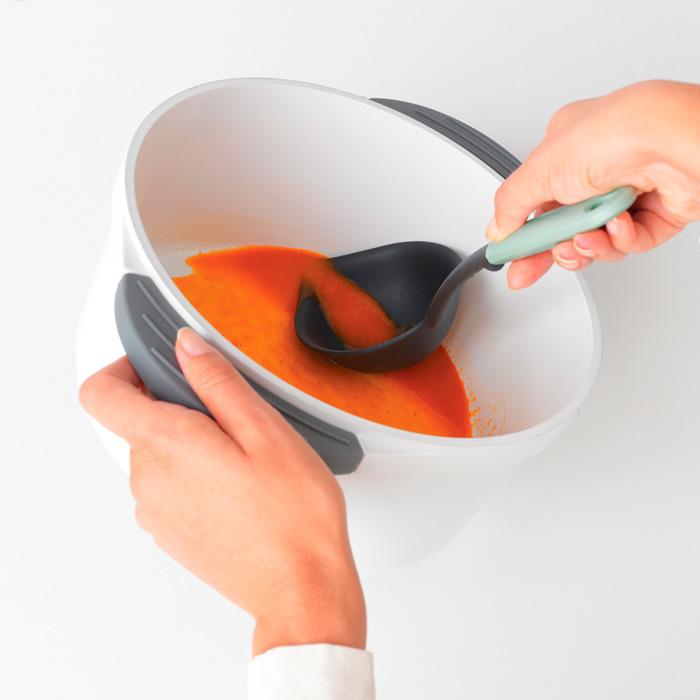 Brabantia Половник 32,8 см мятный Tasty Colours Plus | https://grandposuda.com.ua