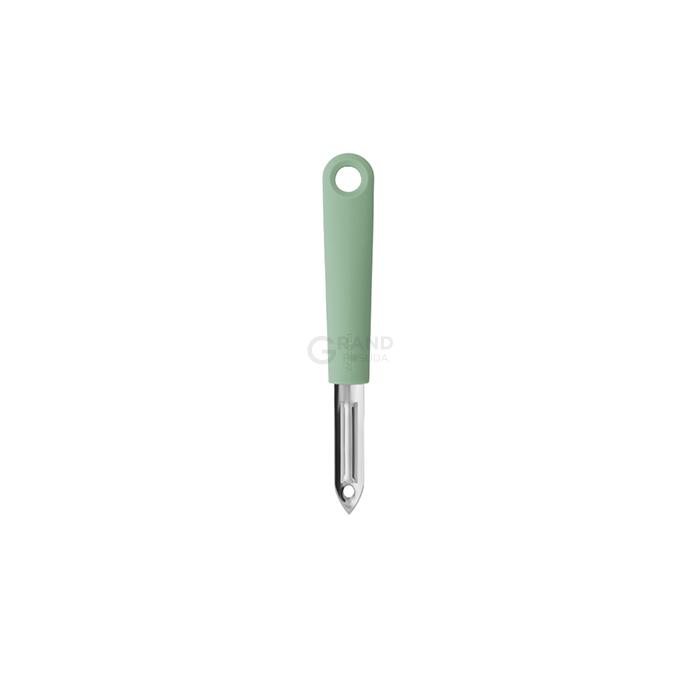Brabantia Овочечистка + ніж для зняття цедри 17,6 см мятна Tasty Colours Plus | https://grandposuda.com.ua