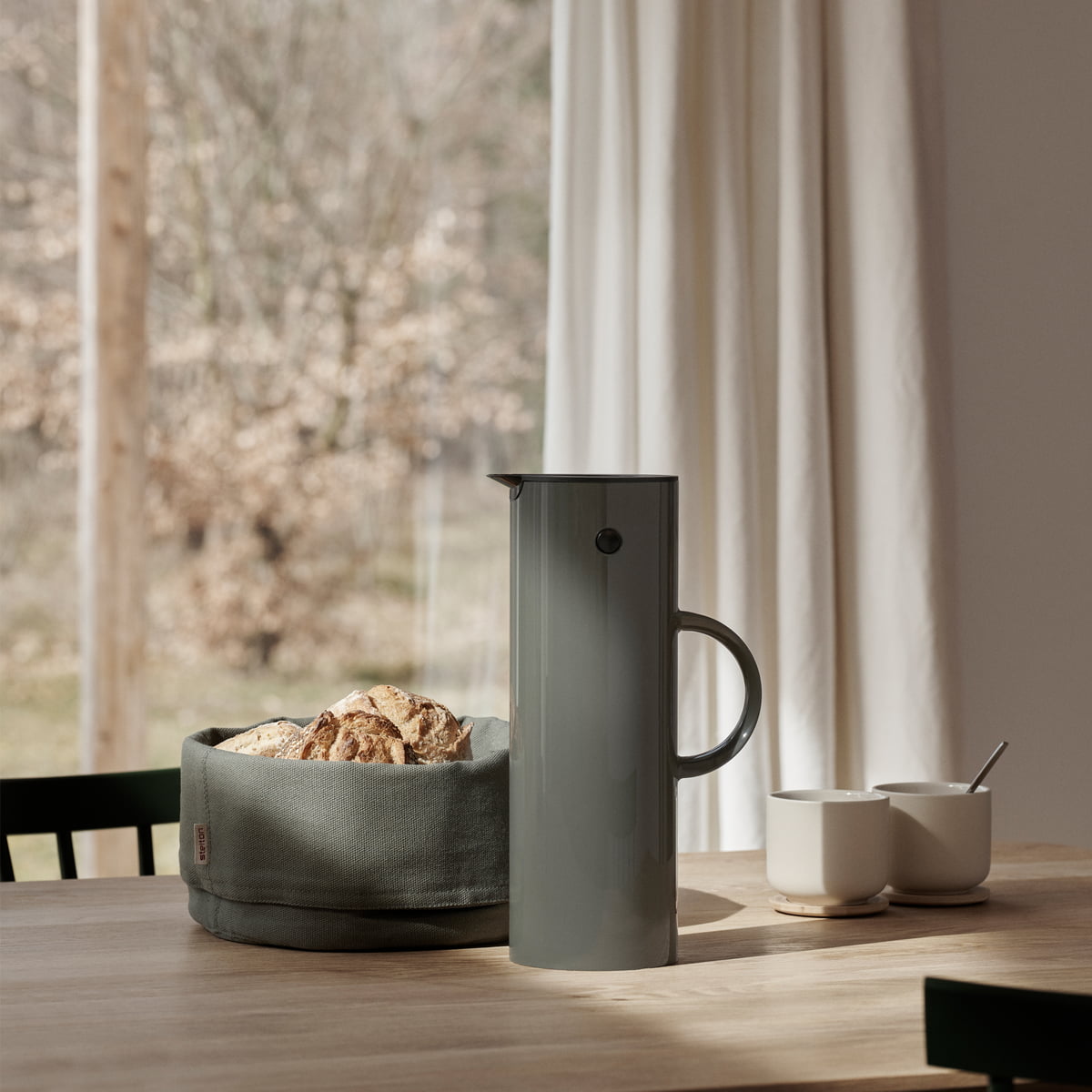 Термокувшин 1 л голубой EM 77 Stelton | https://grandposuda.com.ua