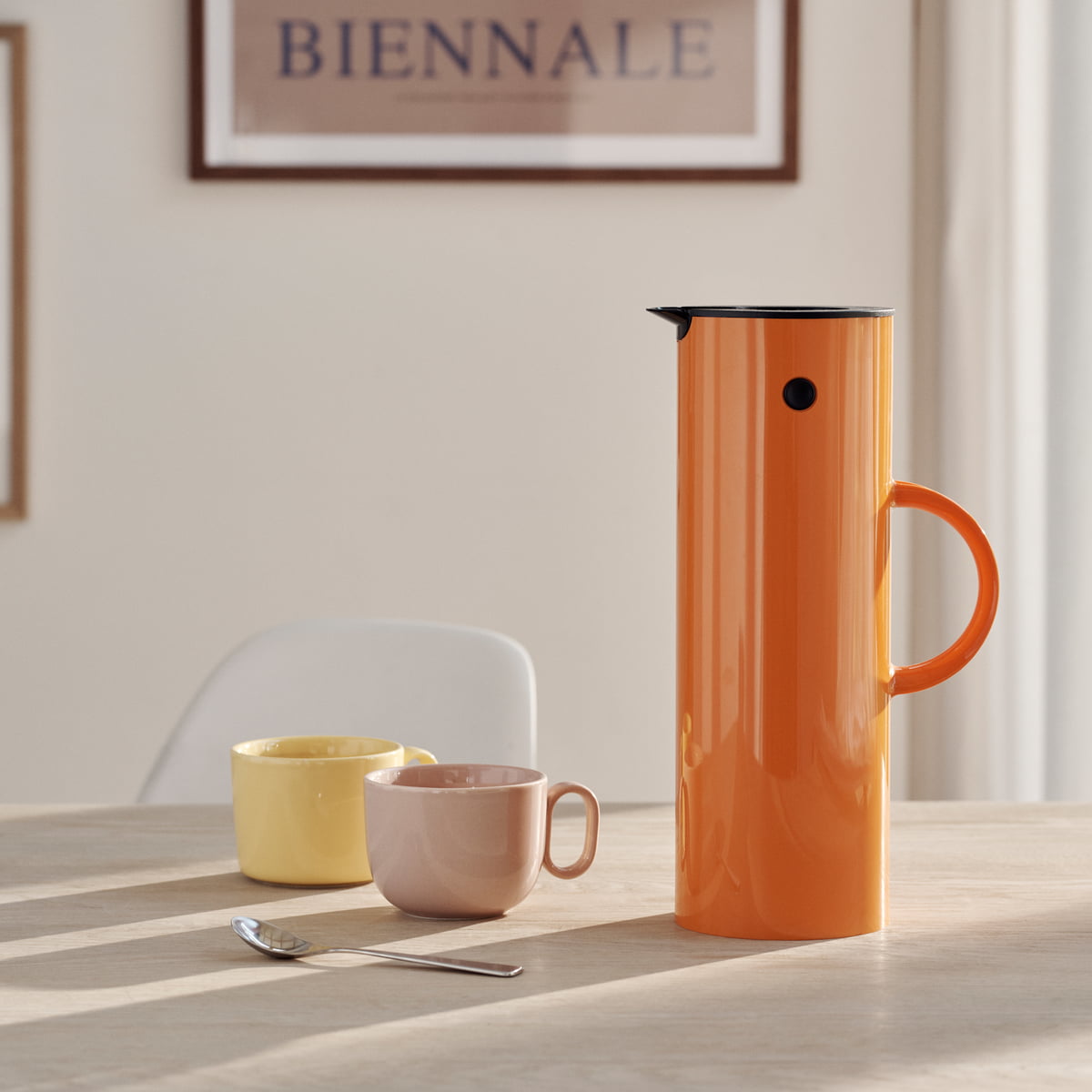 Термокувшин 1 л голубой EM 77 Stelton | https://grandposuda.com.ua