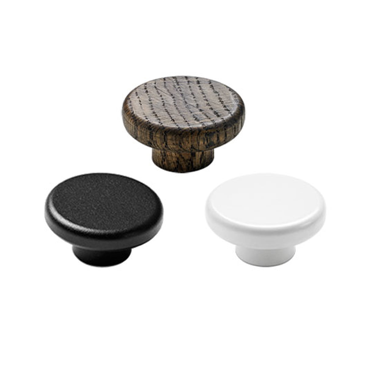 Набор крюков для полотенец 4x2x4x4 см черный Knobs Menu | https://grandposuda.com.ua