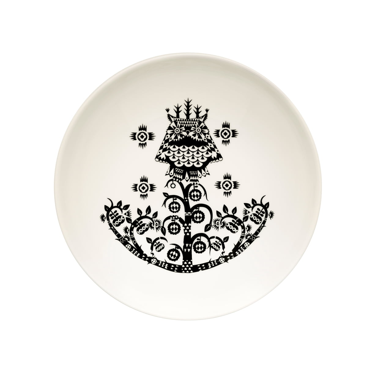 Iittala Тарілка Ø 20 см чорно-біла Taika Iittala Тарілка Ø 20 см чорно-біла Taika | https://grandposuda.com.ua