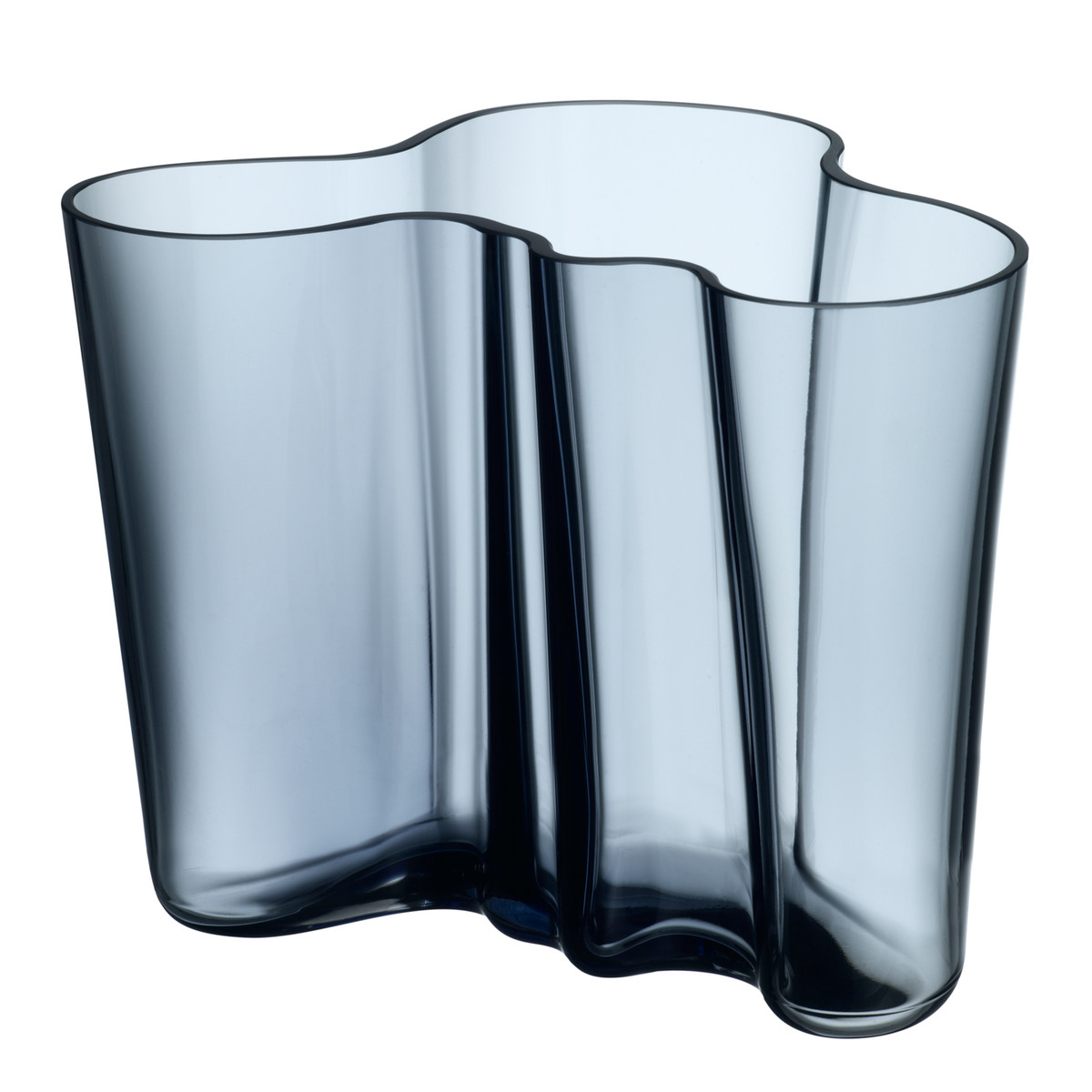 Iittala Ваза 16х19х20 см темно-синяя Aalto | https://grandposuda.com.ua