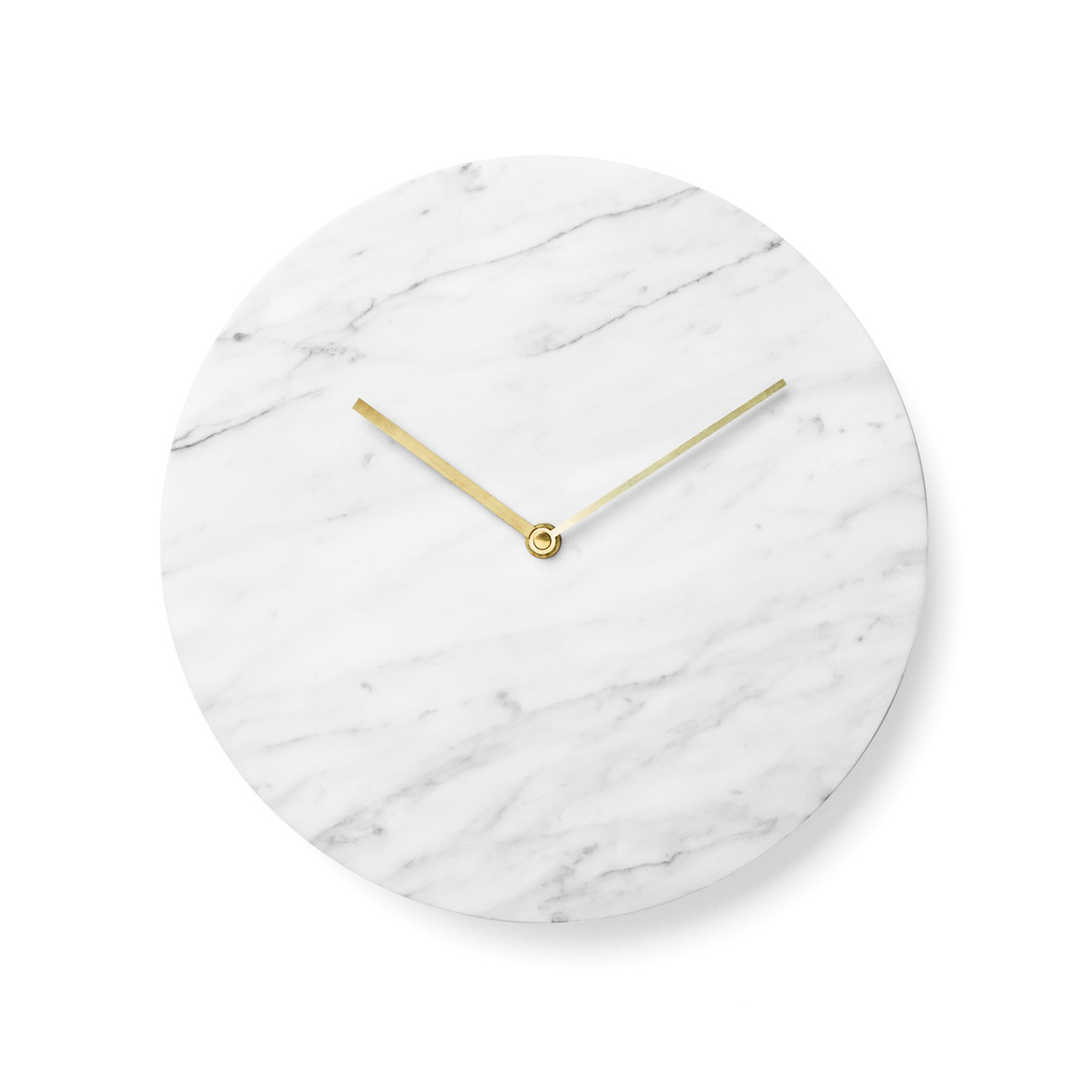 Часы 30x10x30x30 см белые Marble Menu | https://grandposuda.com.ua