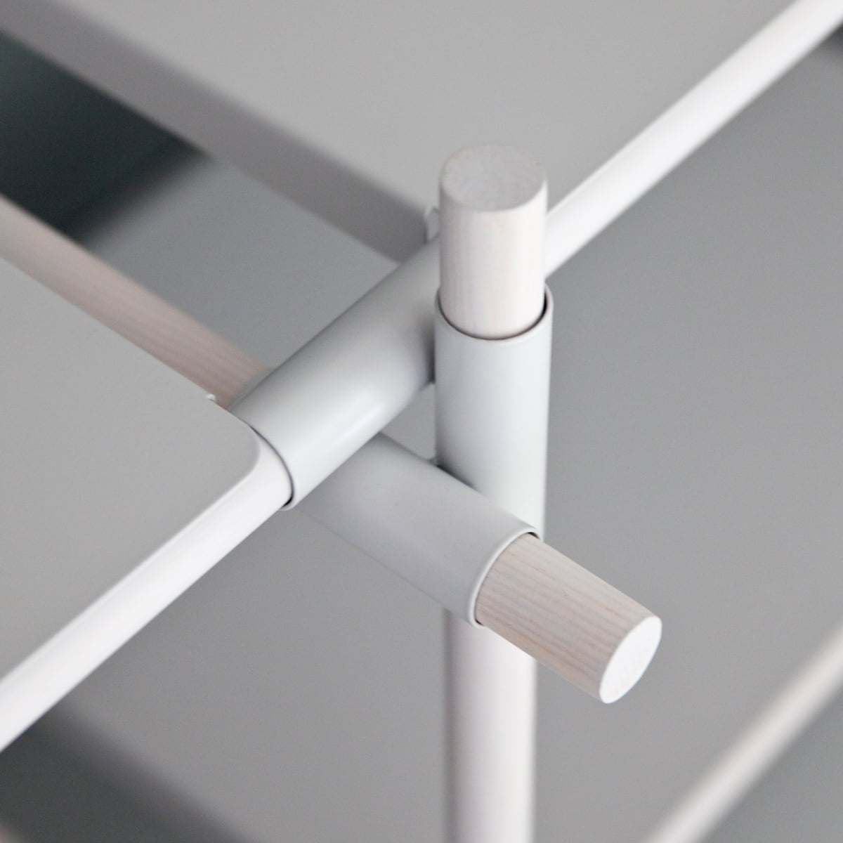 Модульная стеллажная система 133,4x50,1x195,4 см белая Stick System Menu | https://grandposuda.com.ua